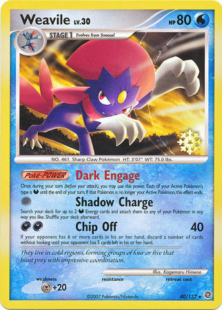 Weavile (40/132) [Countdown Calendar Promos] 