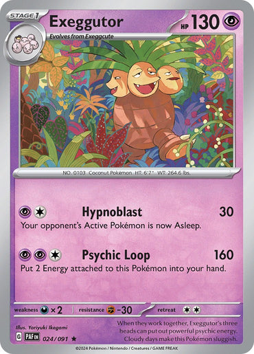 Exeggutor (024/091) [Scarlet &amp; Violet: Paldean Fates] 