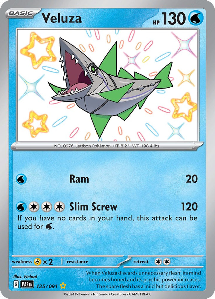 Veluza (125/091) [Scarlet &amp; Violet: Paldean Fates] 