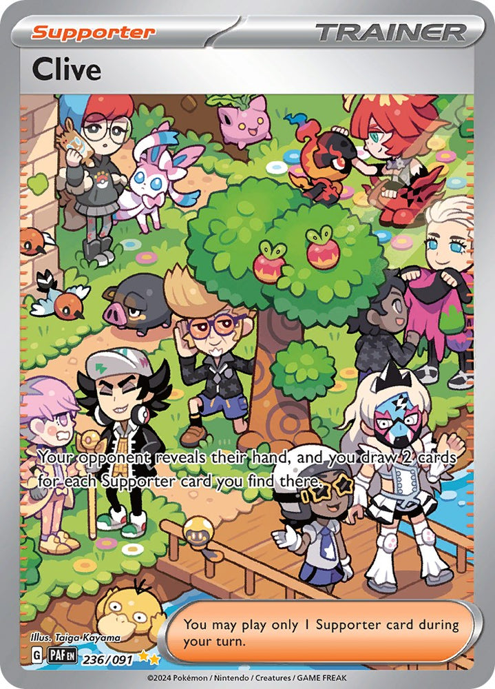 Clive (236/091) [Scarlet &amp; Violet: Paldean Fates] 
