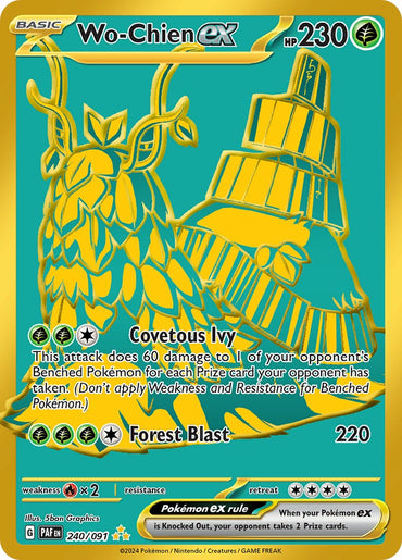 Wo-Chien ex (240/091) [Scarlet &amp; Violet: Paldean Fates] 