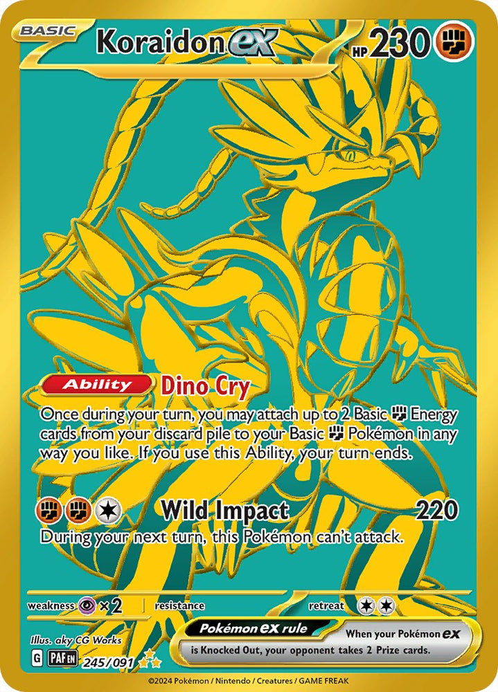 Koraidon ex (245/091) [Scarlet &amp; Violet: Paldean Fates] 
