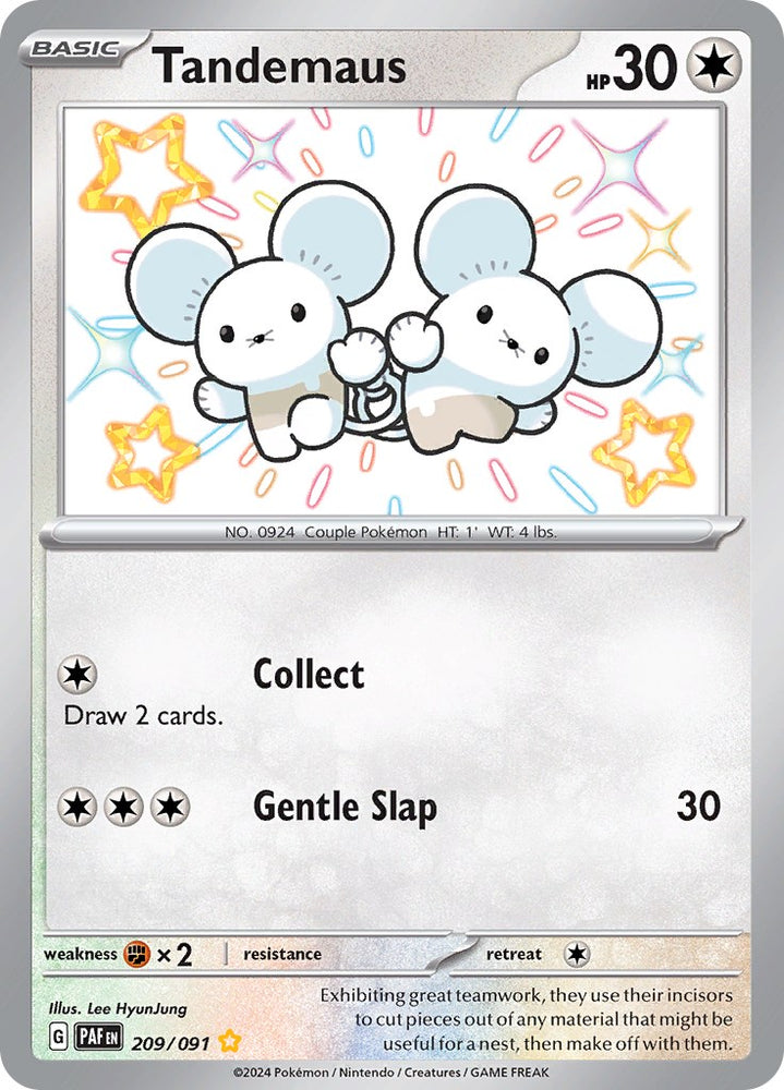 Tandemaus (209/091) [Scarlet &amp; Violet: Paldean Fates] 