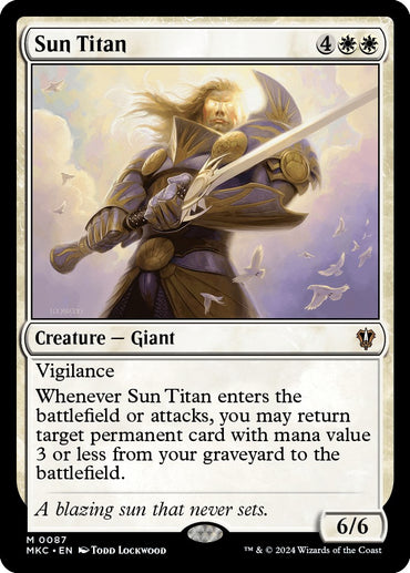 Sun Titan [Murders at Karlov Manor Commander] 