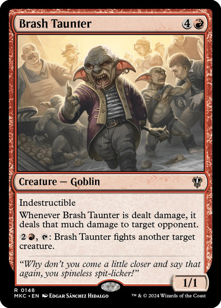 Brash Taunter [Murders at Karlov Manor Commander] 