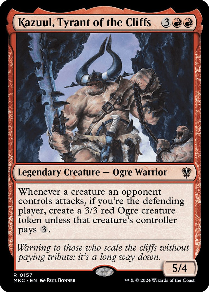 Kazuul, Tyrant of the Cliffs [Murders at Karlov Manor Commander] 