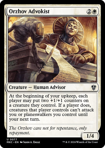 Orzhov Advokist [Murders at Karlov Manor Commander] 