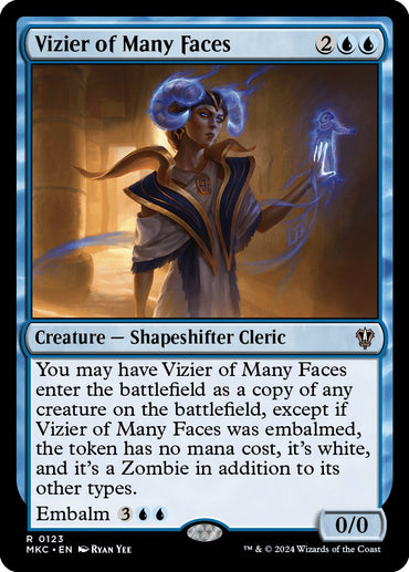 Vizier of Many Faces [Murders at Karlov Manor Commander] 