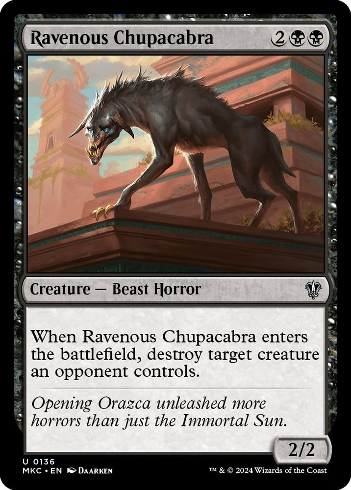 Ravenous Chupacabra [Murders at Karlov Manor Commander] 