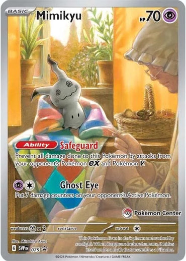 Mimikyu (SVP075)(Pokemon Center Exclusive) [Scarlet &amp; Violet: Black Star Promos] 
