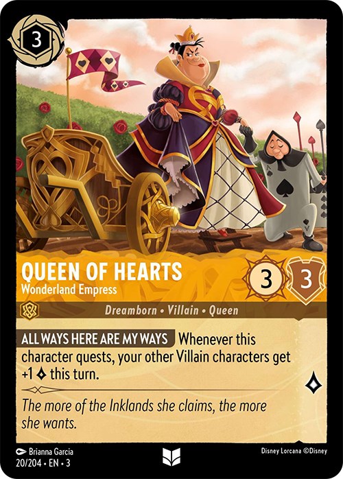 Queen of Hearts - Wonderland Empress (20/204) [Into the Inklands] 