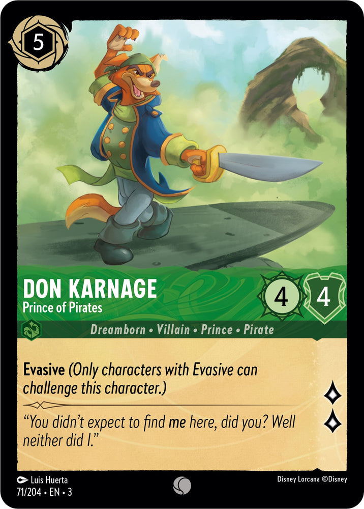 Don Karnage - Prince of Pirates (71/204) [Into the Inklands] 