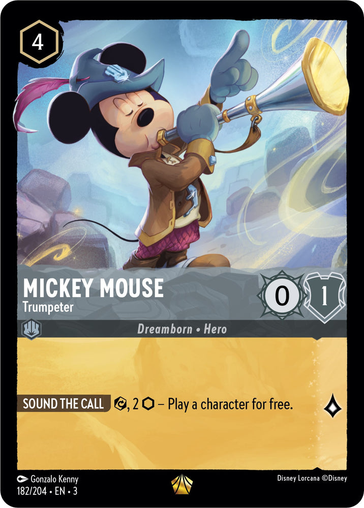 Mickey Mouse -Trumpeter (182/204) [Into the Inklands] 