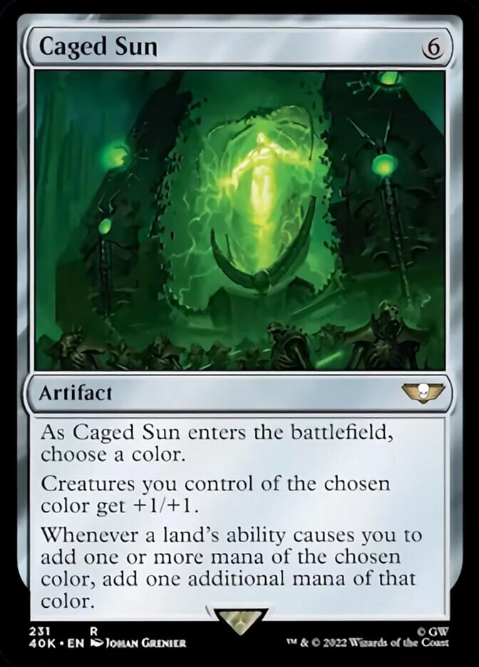 Caged Sun (Surge Foil) [Warhammer 40,000] 