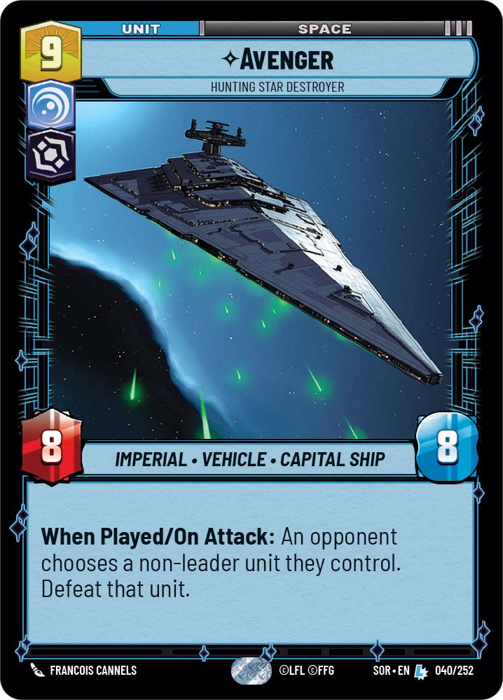 Avenger - Hunting Star Destroyer (040/252) [Spark of Rebellion] 