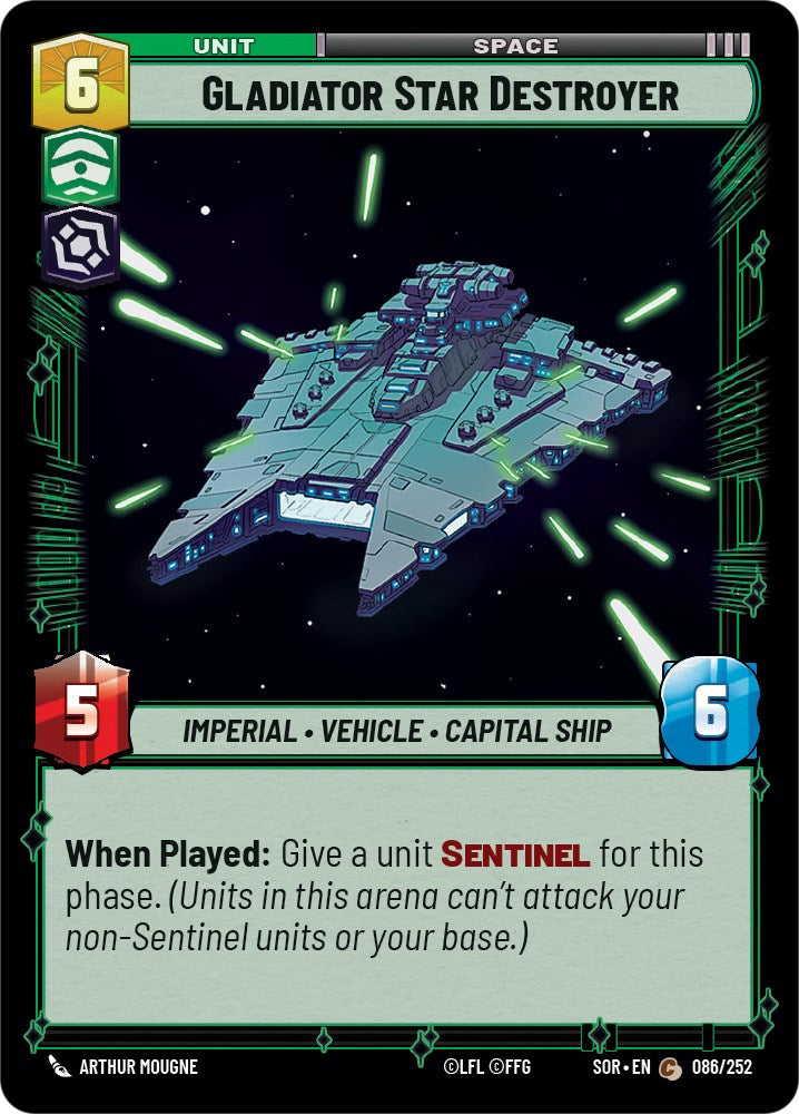 Gladiator Star Destroyer (086/252) [Spark of Rebellion] 