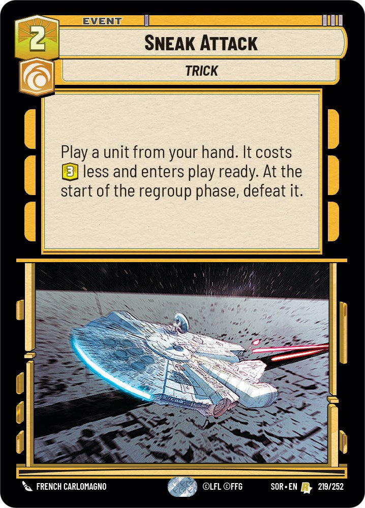 Sneak Attack (219/252) [Spark of Rebellion] 
