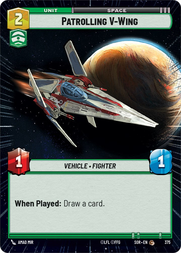 Patrolling V-Wing (Hyperspace) (375) [Spark of Rebellion] 