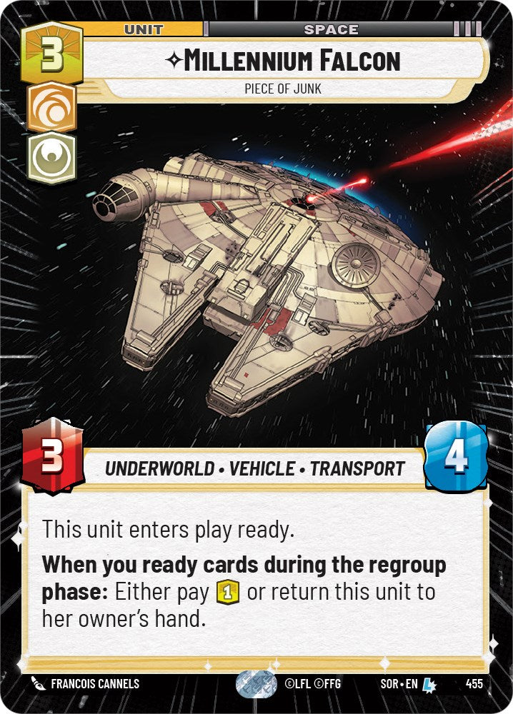 Millennium Falcon - Piece of Junk (Hyperspace) (455) [Spark of Rebellion] 