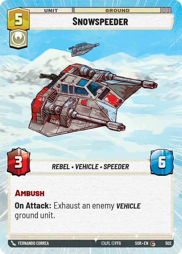 Snowspeeder (Hyperspace) (502) [Spark of Rebellion] 