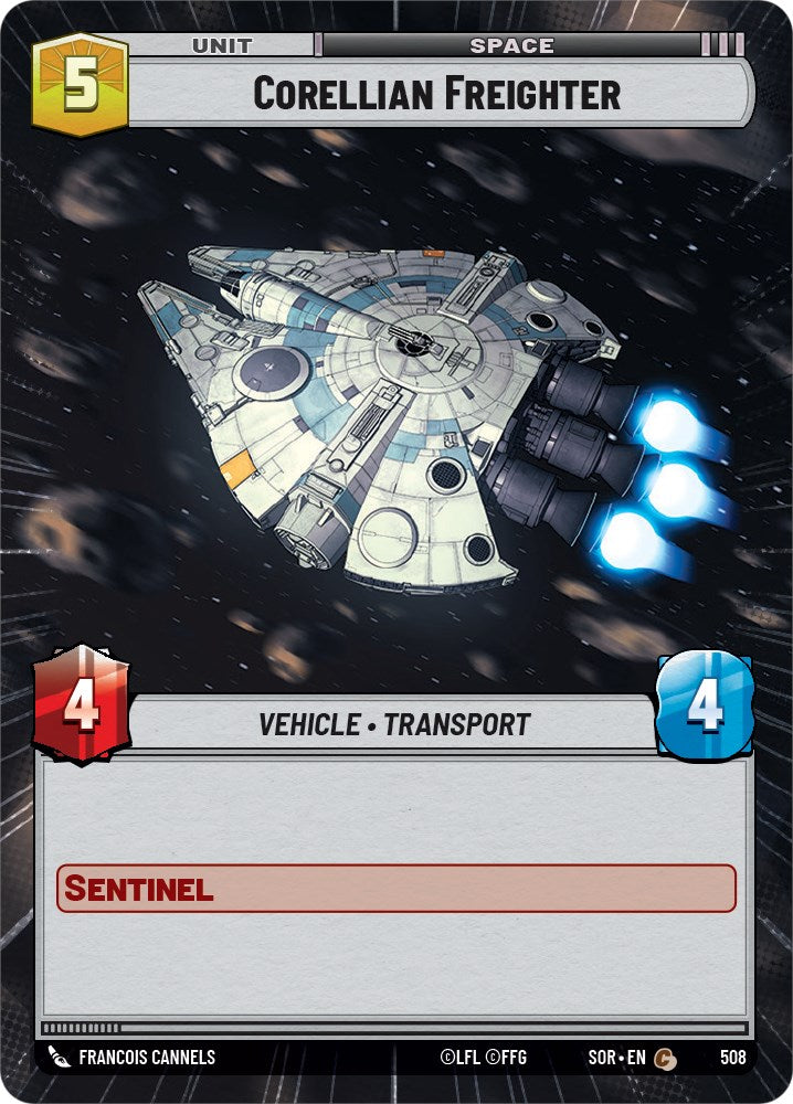Corellian Freighter (Hyperspace) (508) [Spark of Rebellion] 