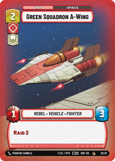 Green Squadron A-Wing (Weekly Play Promo) (2/20) [Spark of Rebellion Promos] 