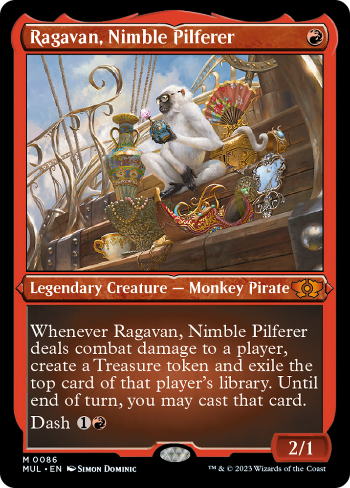 Ragavan, Nimble Pilferer (Foil Etched) [Multiverse Legends] 