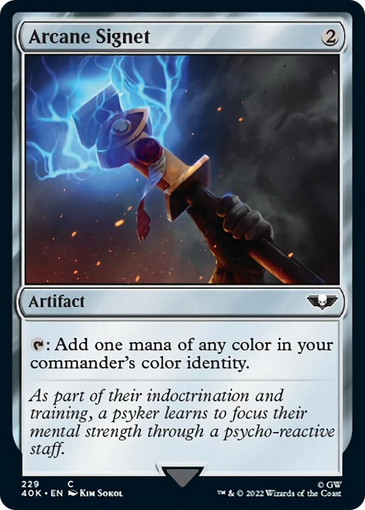 Arcane Signet (229) (Surge Foil) [Warhammer 40,000] 
