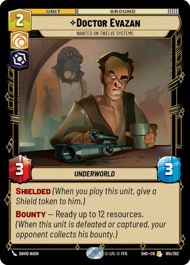 Doctor Evazan - Wanted on Twelve Systems (185/262) [Shadows of the Galaxy] 
