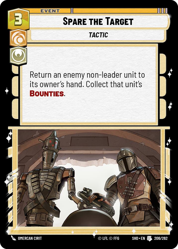 Spare the Target (206/262) [Shadows of the Galaxy] 