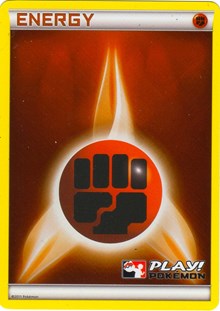 Fighting Energy (2011 Play Pokemon Promo) [League &amp; Championship Cards] 