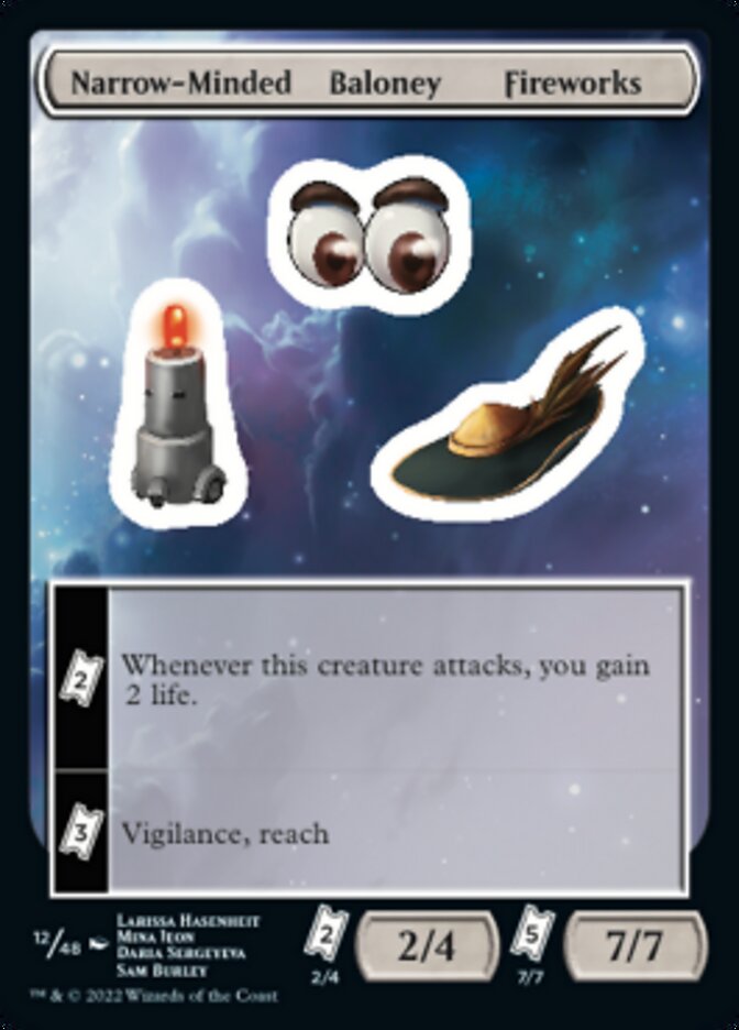Narrow-Minded Baloney Fireworks [Unfinity Stickers] 