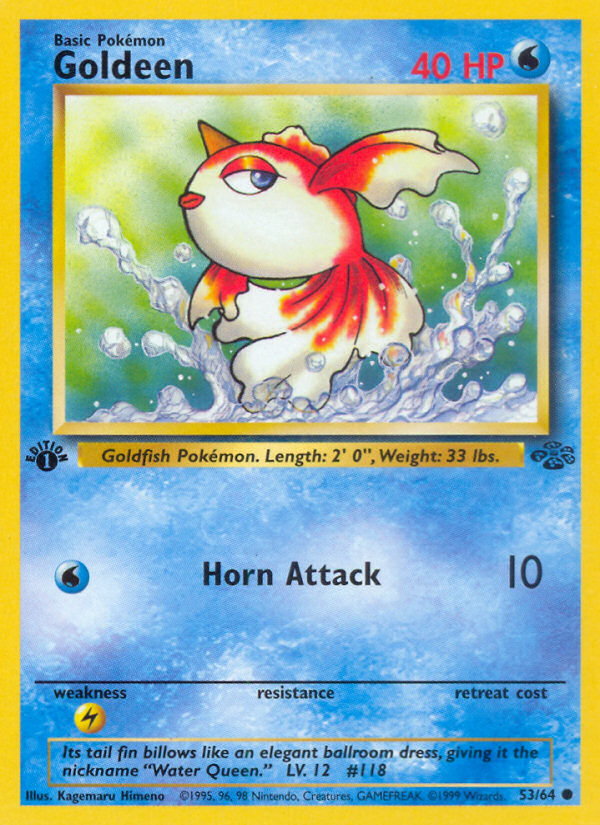 Goldeen (53/64) [Jungle 1st Edition] 