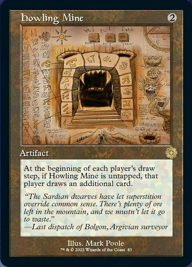 Howling Mine (Retro Schematic) [The Brothers' War Retro Artifacts] 