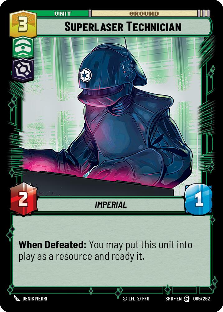 Superlaser Technician (085/262) [Shadows of the Galaxy] 
