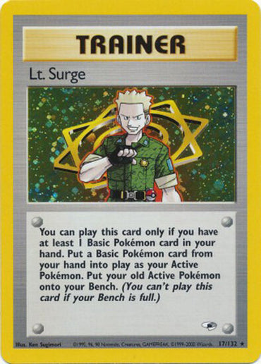 Lt. Surge (17/132) [Gym Heroes Unlimited] 