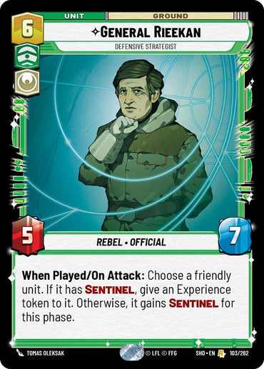 General Rieekan - Defensive Strategist (103/262) [Shadows of the Galaxy] 