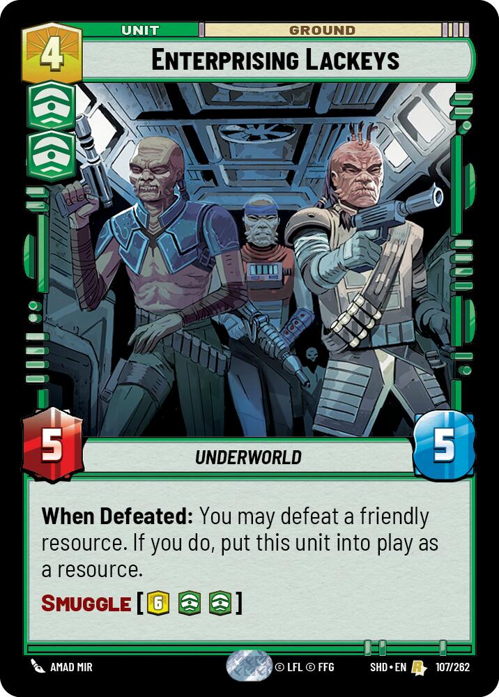 Enterprising Lackeys (107/262) [Shadows of the Galaxy] 