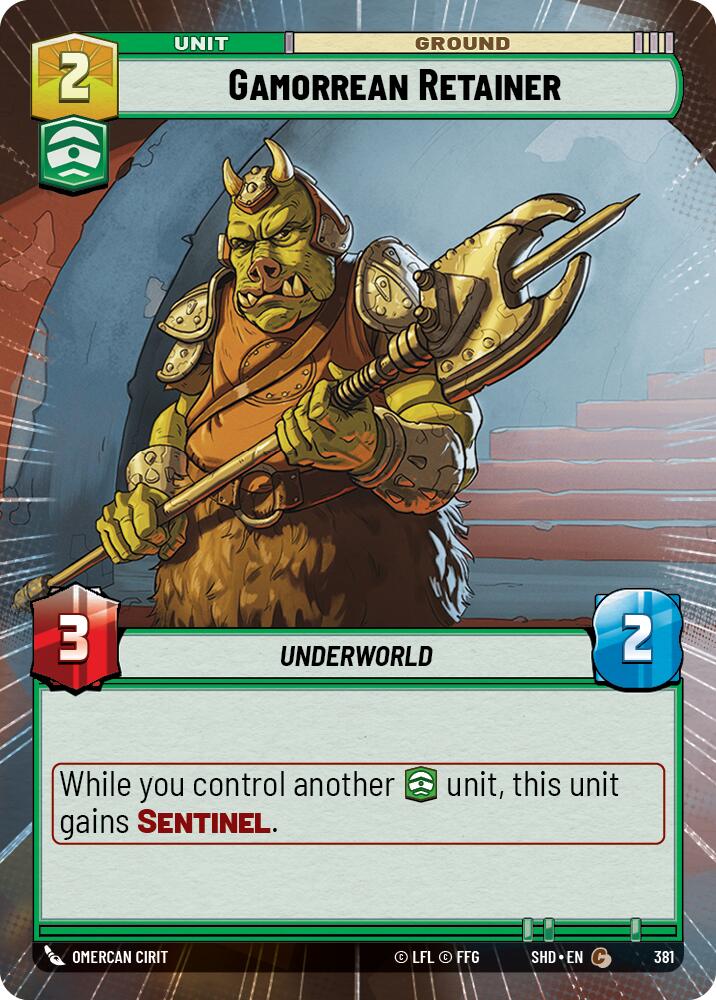 Gamorrean Retainer (Hyperspace) (381) [Shadows of the Galaxy] 