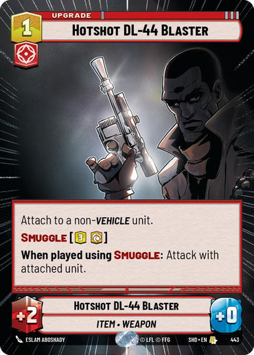 Hotshot DL-44 Blaster (Hyperspace) (443) [Shadows of the Galaxy] 