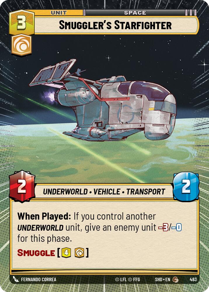 Smuggler's Starfighter (Hyperspace) (483) [Shadows of the Galaxy] 