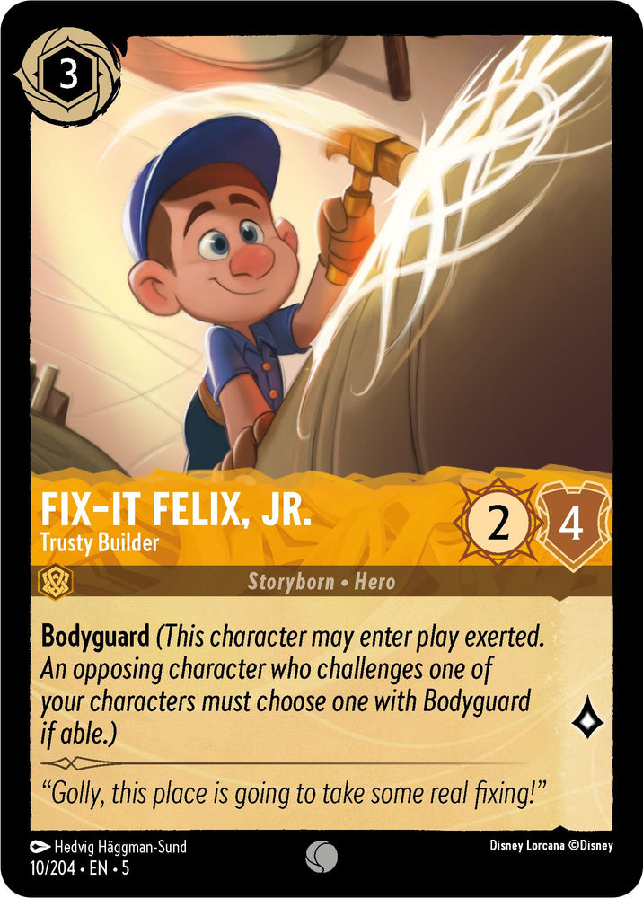 Fix-It Felix, Jr. - Trusty Builder (10/204) [Shimmering Skies] 