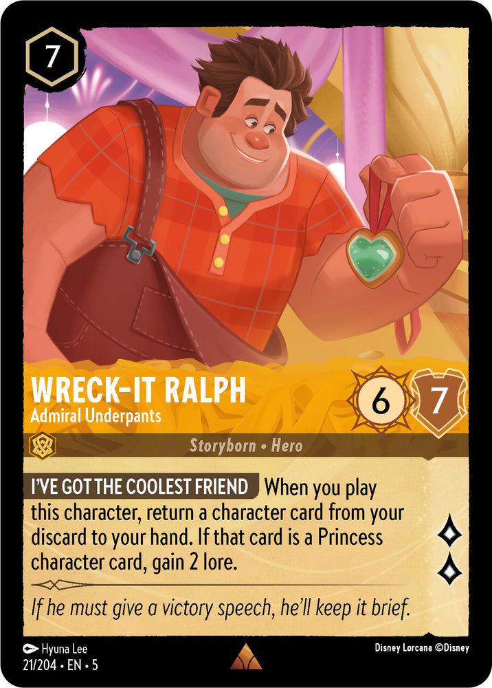 Wreck-It Ralph - Admiral Underpants (21/204) [Shimmering Skies] 