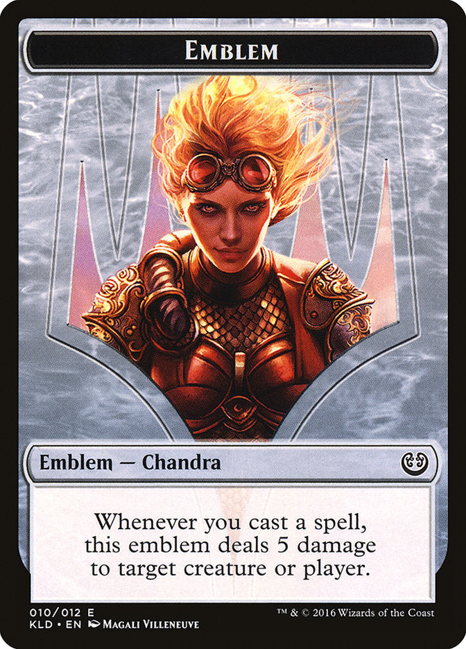 Chandra, Torch of Defiance Emblem [Kaladesh Tokens] 