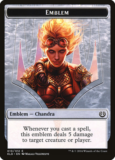 Chandra, Torch of Defiance Emblem [Kaladesh Tokens] 