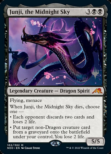 Junji, the Midnight Sky (Promo Pack) [Kamigawa: Neon Dynasty Promos] 