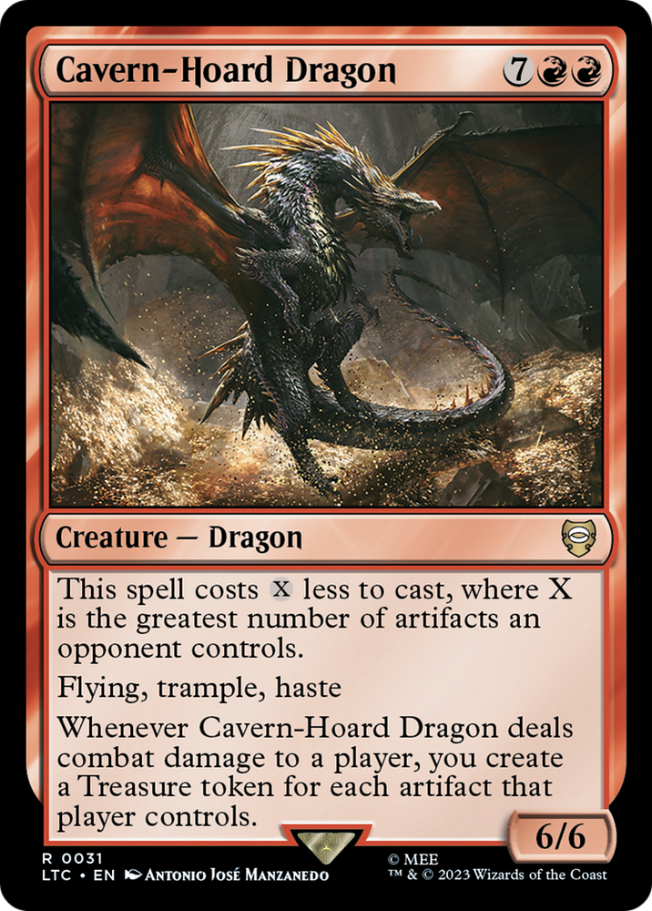 Cavern-Hoard Dragon [The Lord of the Rings: Tales of Middle-Earth Commander] 