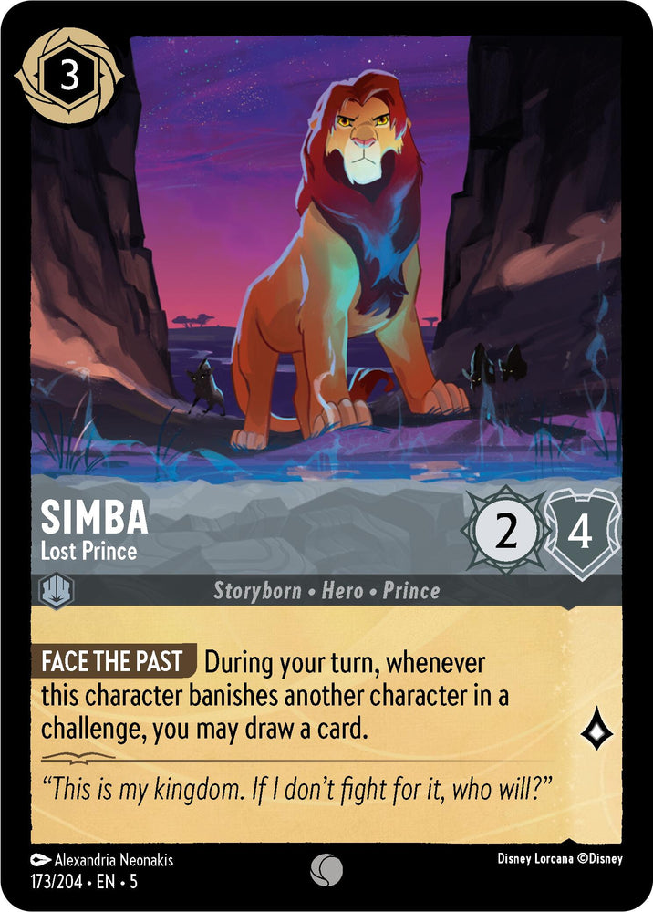 Simba - Lost Prince (173/204) [Shimmering Skies] 