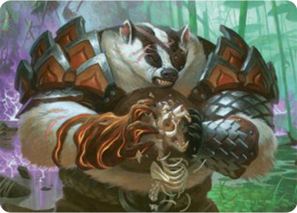 Hugs, Grisly Guardian Art Card [Bloomburrow Art Series] 