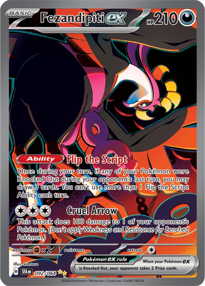 Fezandipiti ex (092/064) [Scarlet &amp; Violet: Shrouded Fable] 